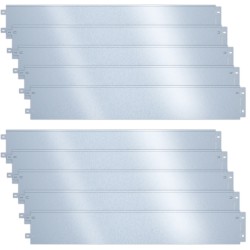 Vounot bordura za baštu, pocinkovani čelik, 10 m x 18 cm | Outlet BGD