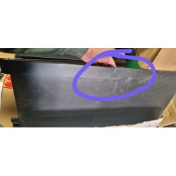 Visoki sivo-crni Keter Linear Utility plastični ormar sa prostorom za metle i tri podesive police