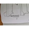 Visoki sivo-crni Keter Linear Utility plastični ormar sa prostorom za metle i tri podesive police
