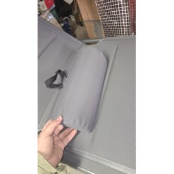 Siva Homecall XXL sklopiva aluminijumska ležaljka sa podesivom zaštitom za sunce i integrisanom penom