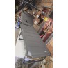 Siva Homecall XXL sklopiva aluminijumska ležaljka sa podesivom zaštitom za sunce i integrisanom penom