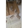Visoki krem Keter Groove Tall plastični ormar sa drvenim ručkama i tri podesive police