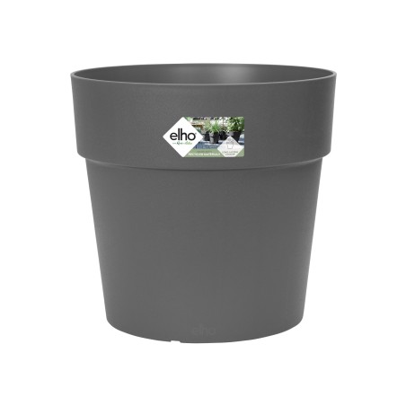 Elho Vibia ravna okrugla 30 cm saksija, antracit | Outlet BGD