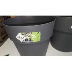 Elho Vibia ravna okrugla 30 cm saksija, antracit | Outlet BGD