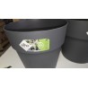 Elho Vibia ravna okrugla 30 cm saksija, antracit | Outlet BGD