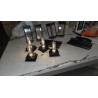 Set od 4 solarne dekorativne baštenske lampe, toplo bela | Outlet BGD