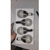 Relaxdays set od 4 LED solarne lampe, prečnik 8 cm | Outlet BGD