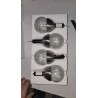 Relaxdays set od 4 LED solarne lampe, prečnik 8 cm | Outlet BGD