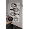 Relaxdays set od 4 LED solarne lampe, prečnik 8 cm | Outlet BGD