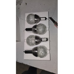 Relaxdays set od 4 LED solarne lampe, prečnik 8 cm | Outlet BGD