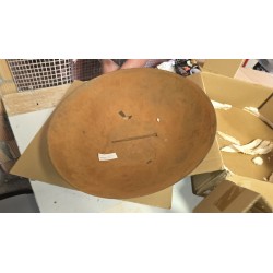 Kala ložište za vatru,prirodno zarđalo liveno gvožđe,56x38 cm | Outlet BGD