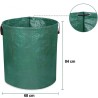 Polipropilenska torba za baštu, 272 L, V 76x P 67 cm | Outlet BGD