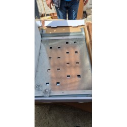 WerkaPro kanta za spaljivanje, pocinkovani čelik, 70x40x40 cm, 110 L | Outlet BGD