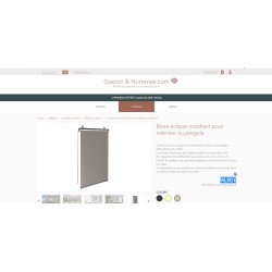 Roletna za zamenska za spoljašnju pergolu ili unut.prost,120 cm | Outlet BGD