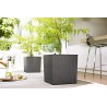 Emsa Casa Mesh saksija, 30x30x31 cm, moka | Outlet BGD