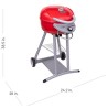 Char-Broil Patio Bistro 240 TRU-Infrared električni roštilj, crvena | Outlet BGD