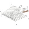 RUECAB – 1086 samostalna dupla roštilj rešetka, drvena ručka, 30x40 cm | Outlet BGD