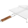 RUECAB – 1086 samostalna dupla roštilj rešetka, drvena ručka, 30x40 cm | Outlet BGD