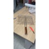 RUECAB – 1086 samostalna dupla roštilj rešetka, drvena ručka, 30x40 cm | Outlet BGD