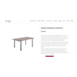 Shaf Master Compact sto za spoljašnji i unutrašnji prostor dimenzija 160x90x73 cm sa površinom u imitaciji drveta