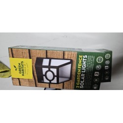 Green Habitats set od 2 zidne solarne lampe | Outlet BGD