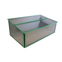 Levana hladni ram – zimska bašta, 95x55x28/36 cm, zelena | Outlet BGD