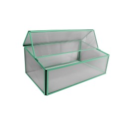 Levana hladni ram – zimska bašta, 95x55x28/36 cm, zelena | Outlet BGD