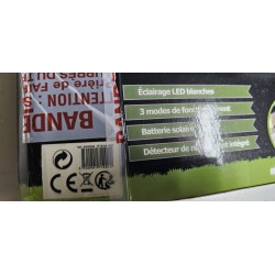 Zidna solarna lampa sa senzorom pokreta, 62 LED | Outlet BGD
