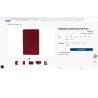 KleineWolke Seattle Staza za Kupatilo – 60x90cm, Bordo | Outlet BGD