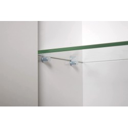 Beli Schildmeyer Dorina LED ormarić sa ogledalom 120x16x75 cm sa puknutom dugačkom daskom za zamenu