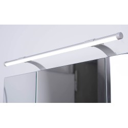 Beli Schildmeyer Dorina LED ormarić sa ogledalom 120x16x75 cm sa puknutom dugačkom daskom za zamenu