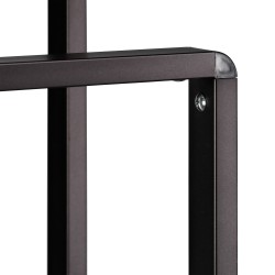 Samostojeći Držač Peškira – Metal/Staklo, Crna/Bronza, 80x45x20cm | Outlet BGD