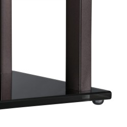 Samostojeći Držač Peškira – Metal/Staklo, Crna/Bronza, 80x45x20cm | Outlet BGD