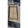 Samostojeći Držač Peškira – Metal/Staklo, Crna/Bronza, 80x45x20cm | Outlet BGD