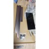Samostojeći Držač Peškira – Metal/Staklo, Crna/Bronza, 80x45x20cm | Outlet BGD
