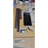 Samostojeći Držač Peškira – Metal/Staklo, Crna/Bronza, 80x45x20cm | Outlet BGD