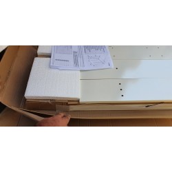 Elegantan Schildmeyer Padua viseći kupatilski element sa LED svetlom, troja vrata sa ogledalima i hrast dekorom, 71x72x16cm