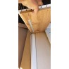 Elegantan Schildmeyer Padua viseći kupatilski element sa LED svetlom, troja vrata sa ogledalima i hrast dekorom, 71x72x16cm