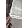 Relaxdays EMERGENCY XXL beli ormarić za lekove od nerđajućeg čelika i stakla sa minimalnom ogrebotinom na ćošku