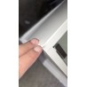 Relaxdays EMERGENCY XXL beli ormarić za lekove od nerđajućeg čelika i stakla sa minimalnom ogrebotinom na ćošku