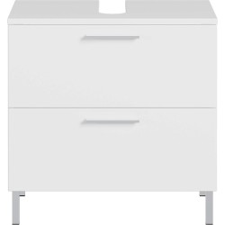 Beli Germania Arvada ormarić ispod lavaboa 60x60x35 cm sa metalnim ručkama i nogarima