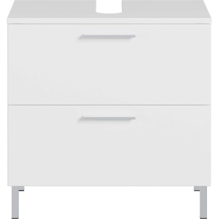 Beli Germania Arvada ormarić ispod lavaboa 60x60x35 cm sa metalnim ručkama i nogarima