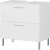 Beli Germania Arvada ormarić ispod lavaboa 60x60x35 cm sa metalnim ručkama i nogarima