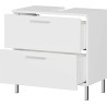 Beli Germania Arvada ormarić ispod lavaboa 60x60x35 cm sa metalnim ručkama i nogarima