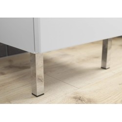 Beli Germania Arvada ormarić ispod lavaboa 60x60x35 cm sa metalnim ručkama i nogarima
