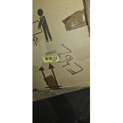 Beli Germania Arvada ormarić ispod lavaboa 60x60x35 cm sa metalnim ručkama i nogarima, outlet sa naprslinom kod nogice