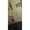 Beli Germania Arvada ormarić ispod lavaboa 60x60x35 cm sa metalnim ručkama i nogarima, outlet sa naprslinom kod nogice