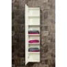 Antracit Posseik Homeline visoki ormarić 35x150x30 cm, outlet bez vrata sa udarcem na bočnoj strani
