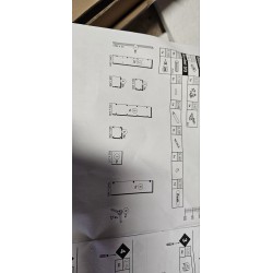 Antracit Posseik Homeline visoki ormarić 35x150x30 cm, outlet bez vrata sa udarcem na bočnoj strani