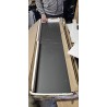 Antracit Posseik Homeline visoki ormarić 35x150x30 cm, outlet bez vrata sa udarcem na bočnoj strani